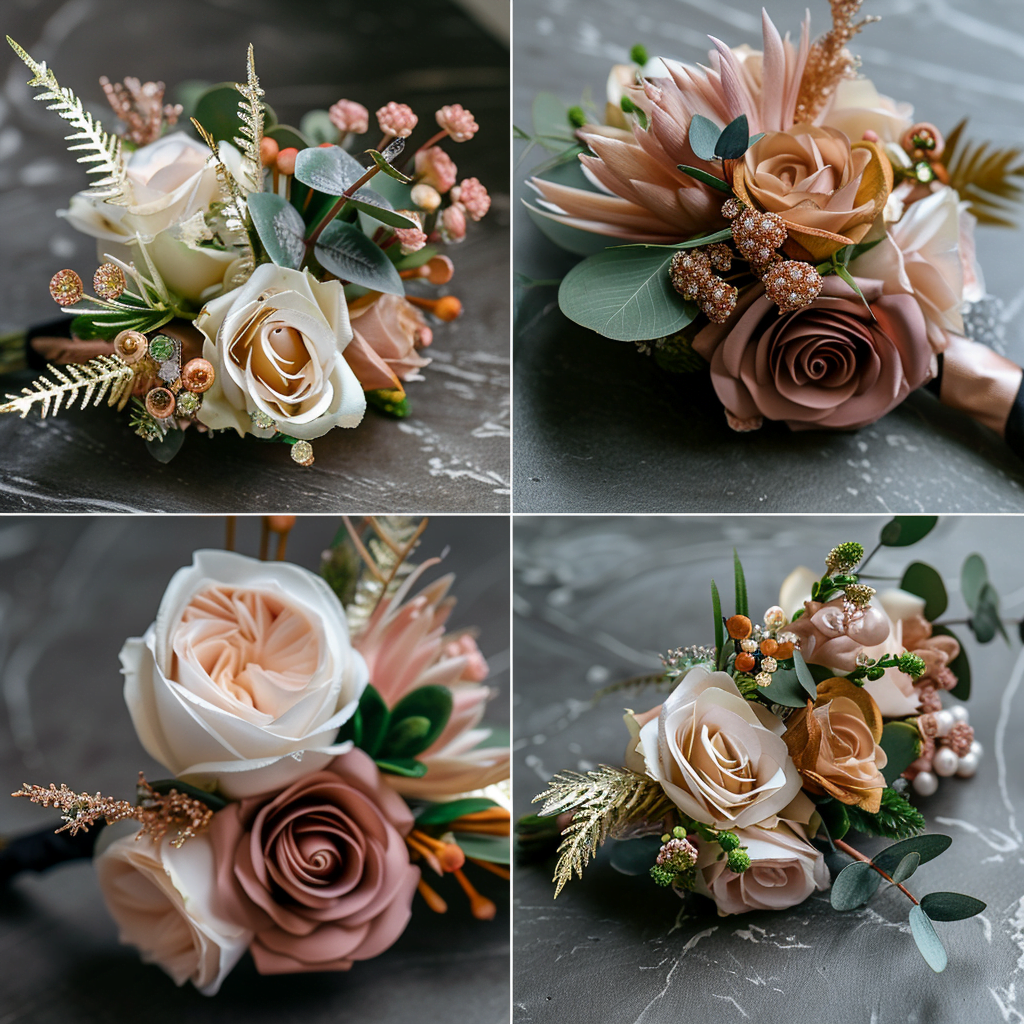 Wedding Corsages designed by Bromborough Flowers