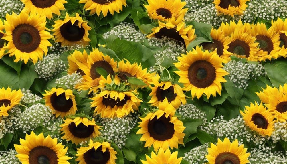 bright yellow petals blooming