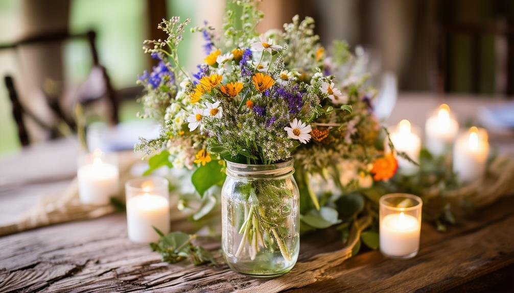 budget friendly wedding flower arrangements