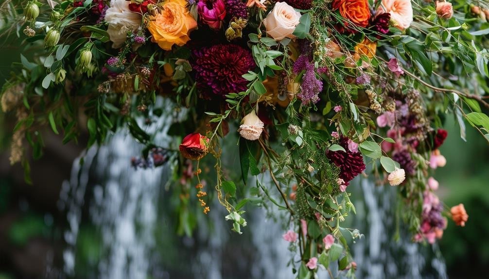 Unique Wedding Bouquet Styles: 10 Stunning Alternatives to Traditional Arrangements 2 beautiful flowers tumbling down