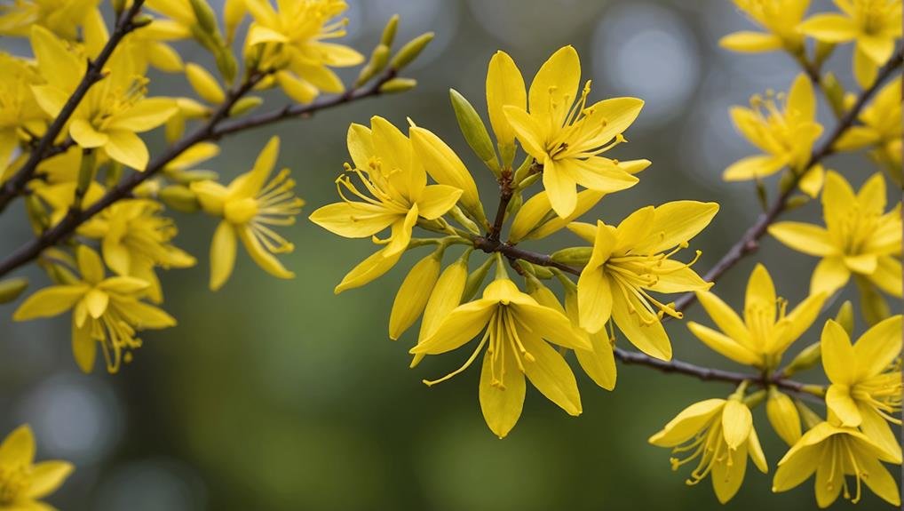 Wedding Flower Guide: Forsythia 1 botanical garden floral display