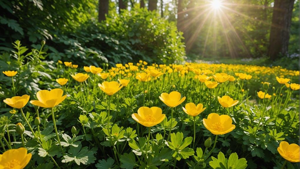 Wedding Flower Guide: Buttercup 1 botanical garden flower exhibit