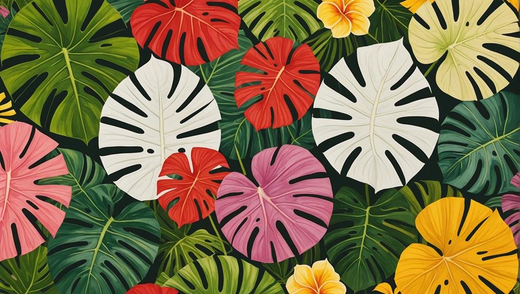 Wedding Flower Guide: Monstera 2 color options for products