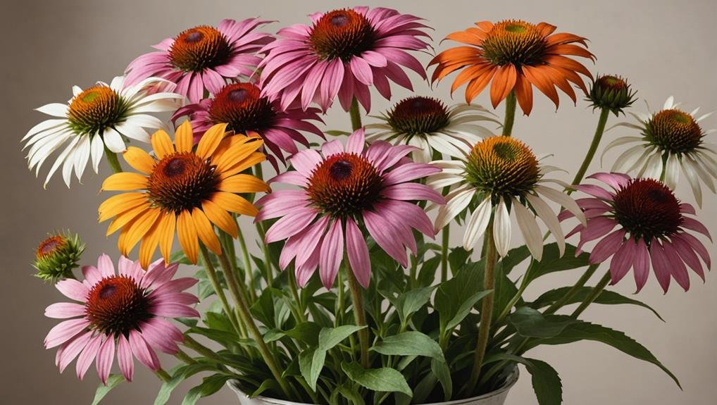 Wedding Flower Guide: Echinacea 2 colorful parakeets for sale