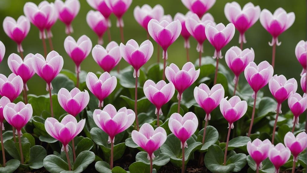 Wedding Flower Guide: Cyclamen 1 detailed flower characteristics described