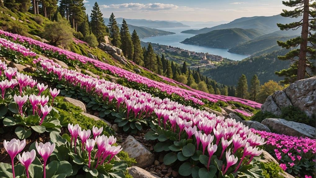 Wedding Flower Guide: Cyclamen 3 geographic origins of species