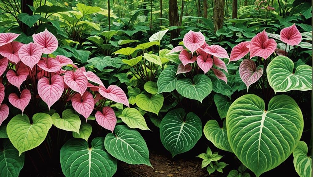 Wedding Flower Guide: Caladium 3 geographical origins of individuals