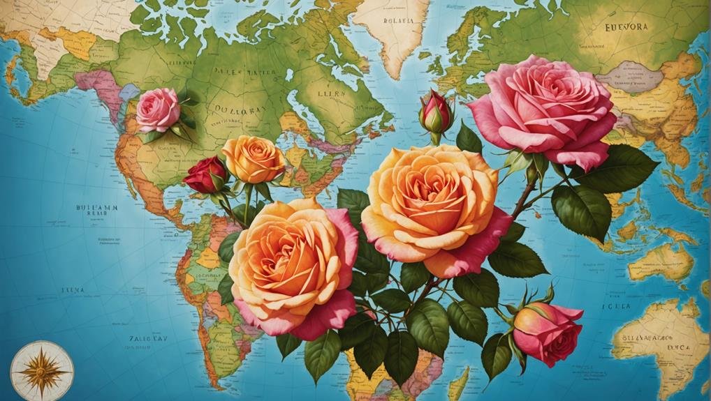 Wedding Flower Guide: Rose 3 geographical origins of text