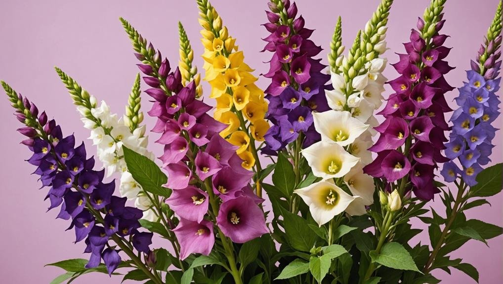 Wedding Flower Guide: Foxglove 2 variety of available colors