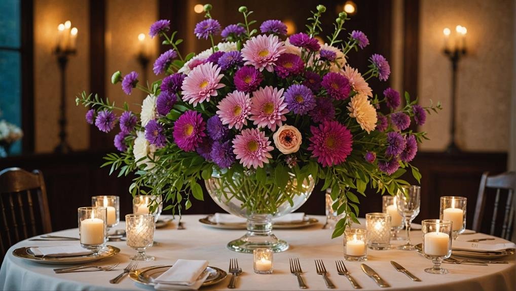 Wedding Flower Guide: Aster 5 wedding bouquet toss tradition