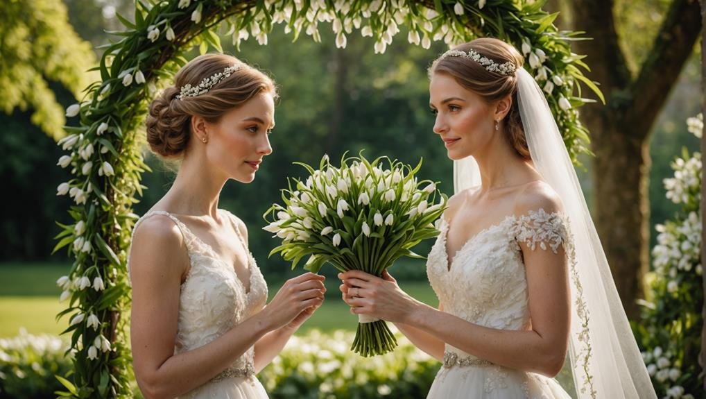 Wedding Flower Guide: Snowdrop 5 wedding bouquet toss tradition