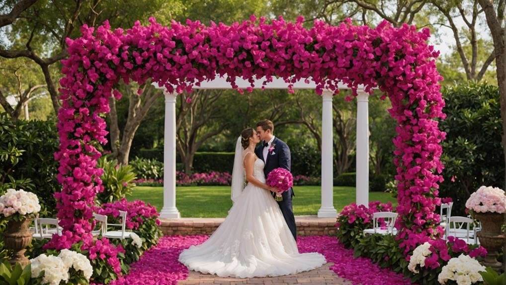 wedding flowers Bougainvillea