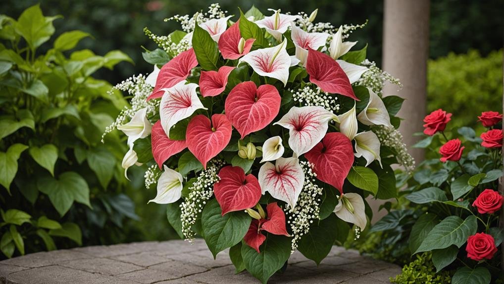 Wedding Flower Guide: Caladium 5 wedding tradition bouquet toss