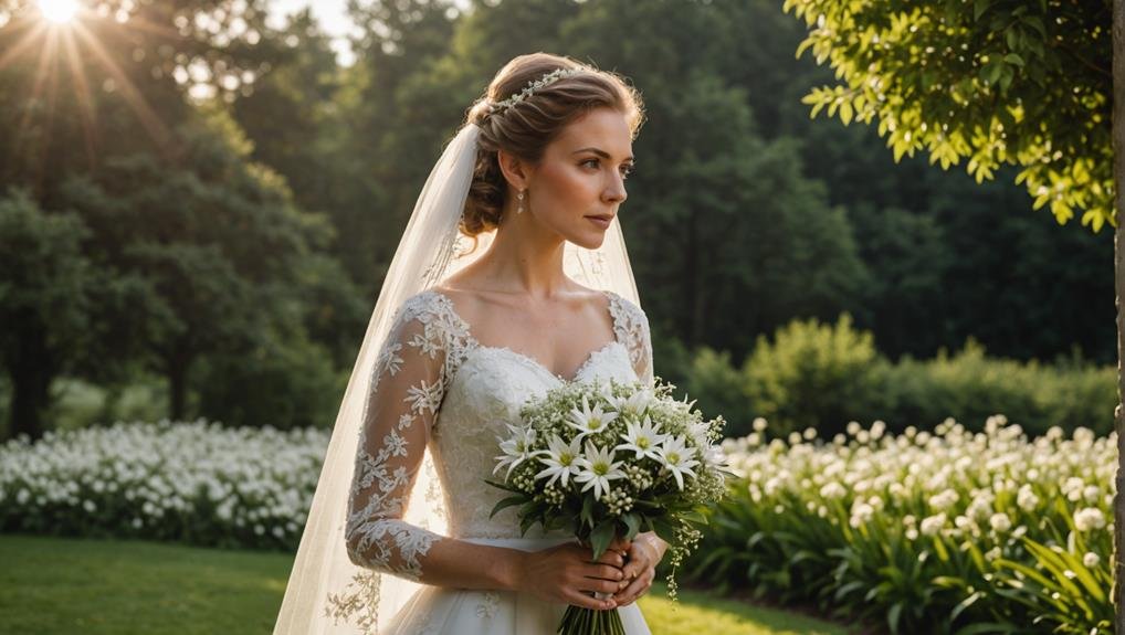 Wedding Flower Guide: Edelweiss 5 wedding tradition bouquet tossing